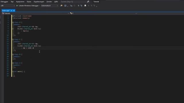 C++ Für Anfänger #079 - Smart Pointer #3 | Weak_ptr
