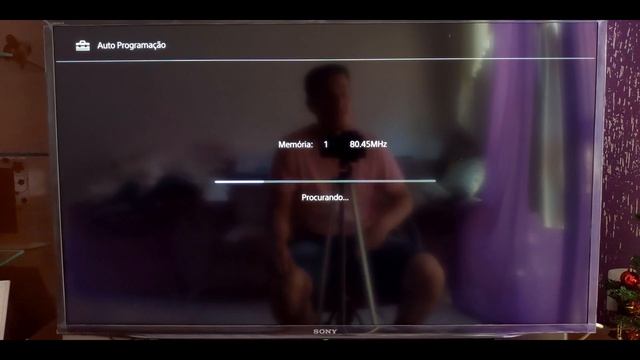 CONFIGURANDO Os CANAIS E O RADIO Na Sua  Smart TV LED Sony 40