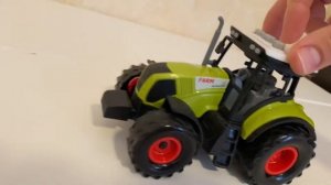 unpacking toys Распаковка трактора - детские Машины