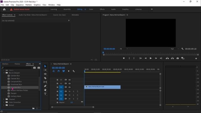 Design A Gaussian Blur Effect Premiere Pro Tutorial 2020
