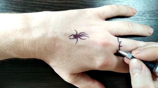 Как нарисовать легкие тату на руке ручкой смотреть онлайн