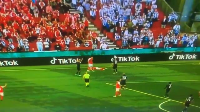 Кристиан Эриксен потерял сознание прямо на поле в матче Дания - Финляндия. смотреть онлайн