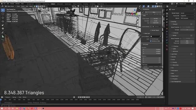 (Blender 3.6) Radeon RX 6600 XT Viewport Performance Test смотреть онлайн