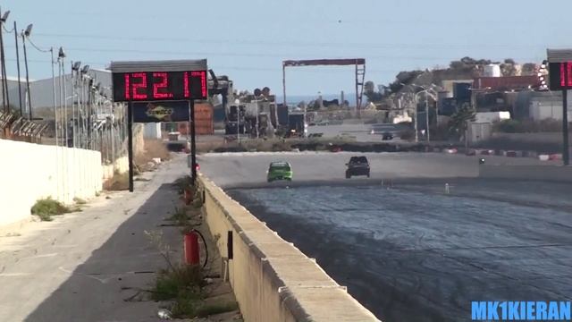 Cosworth YB BMW E36 runs 9.31 at 143 mph at Hal Far Raceway смотреть онлайн