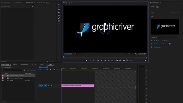Videohive – B&W Glitch Logo Reveal | Premiere Pro Premiere Pro Template - GPL, Nulled, Free Downloa