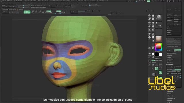 RETOPOLOGIA FACIAL EN ZBRUSH смотреть онлайн