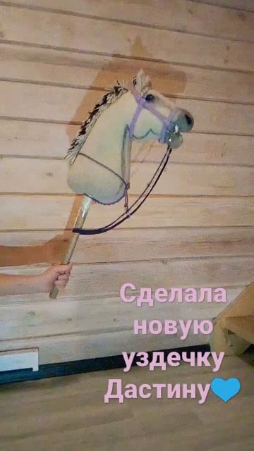 сделала под новый год Дастину новую уздечку #хоббихорсинг