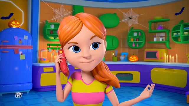 Пять маленьких монстров | Xэллоуин мультфильмы | потешки | Mузыка для малышей смотреть онлайн