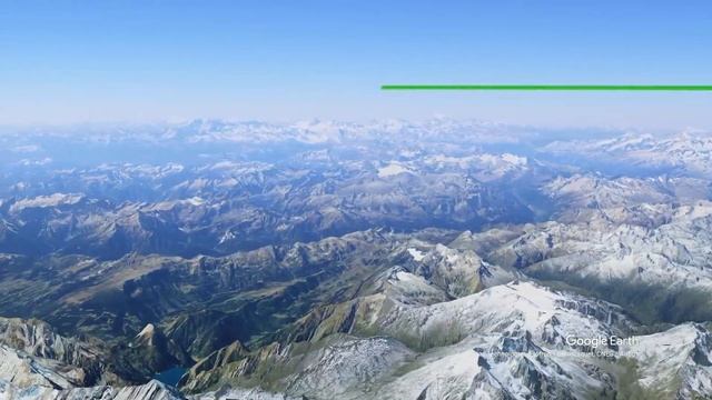 KML Flight Path (Zurich to Milan) Preview - Google Earth Studio/Blender смотреть онлайн