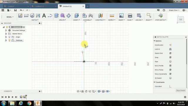 Fusion 360 for Beginners Part 5 SWEEP|In Hindi| Fusion 360 Practice|Fusion 360 tutorial смотреть онлайн