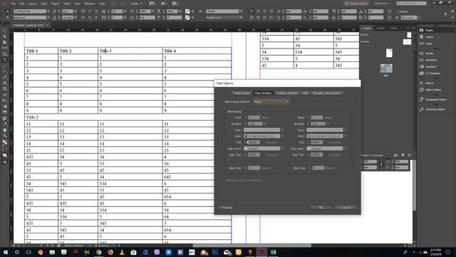 InDesign Tutorial - Lesson 48 - Format Table смотреть онлайн