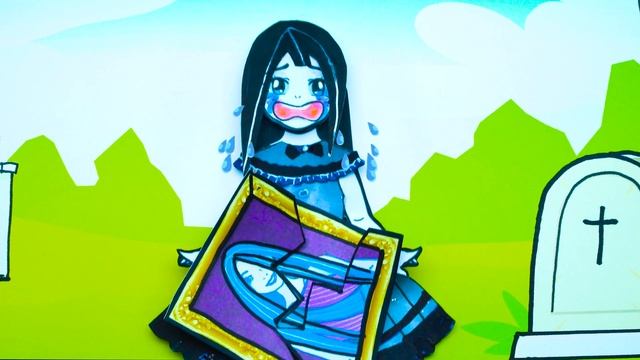 Paper Dolls Dress Up - Sadako Yang Nakal & Ibu Tiri Yang Baik Rainbow Dress - Barbie Story & Crafts смотреть онлайн