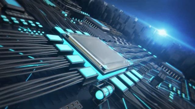 CPU 3D Technology Logo Intro - MOGRT | Adobe Premiere Pro Template