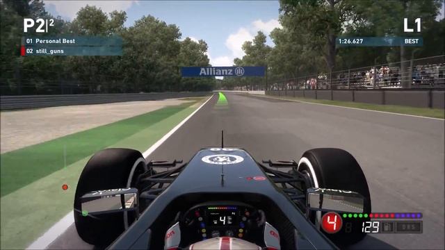 The cars of Sauber - Codemasters F1 game смотреть онлайн