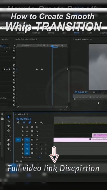 Smooth Whip Pan Transition presets Adobe Premiere Pro 2021 смотреть онлайн