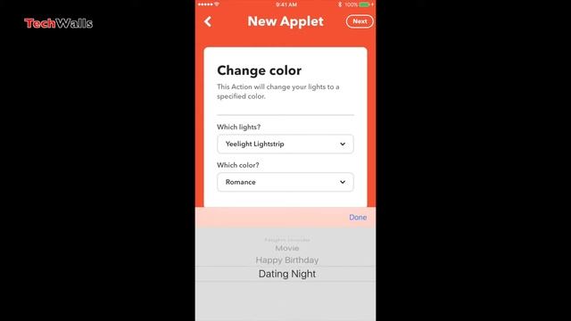 All Yeelight Actions - Control Xiaomi Lights with IFTTT