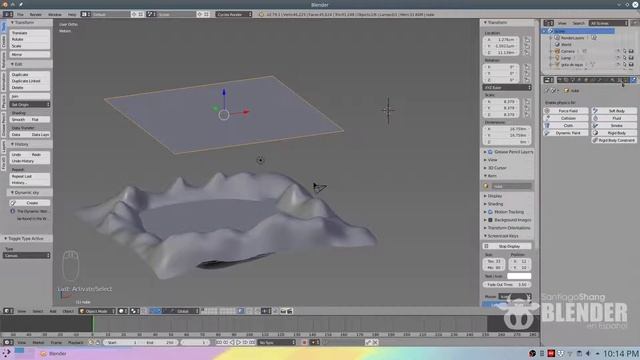 100 - Lluvia (Dynamic Paint & Partículas)