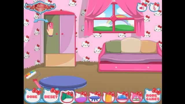 Hello Kitty House Makeover Game