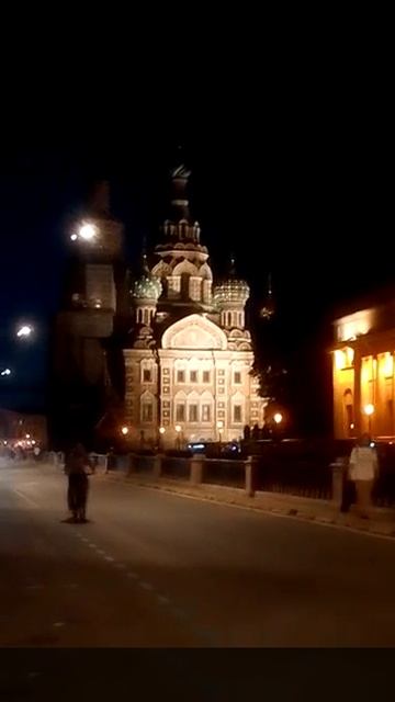 Спас на Крови ночью ! смотреть онлайн