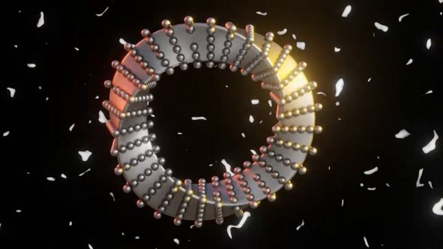 Abstract Triangle ring with spheres || Blender art || C4D reference || Blender 2.8 || Proxy simulat смотреть онлайн