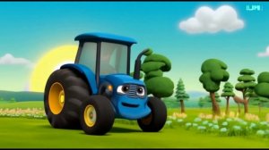 The Blue Tractor Song (+Karaoke) (Синий трактор)