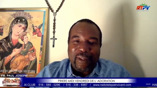 PRIERE MIDI VENDREDI DE L' ADORATION AVEC FR. PAUL JOSEPH / 08 / 02 / 2024 смотреть онлайн