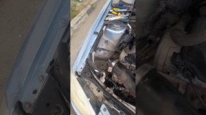 Чери Амулет-Замена патрубка радиатора(нижнего тройника)