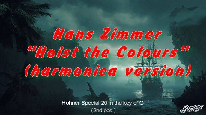 Hans Zimmer "Hoist the Colours" (версия для губной гармоники). смотреть онлайн