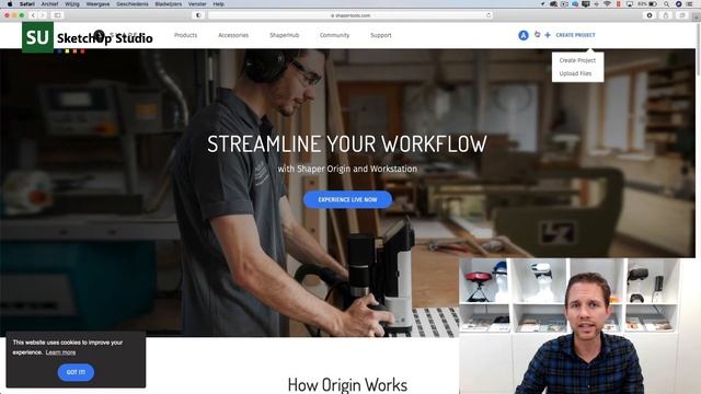 Shaper Origin & SketchUp смотреть онлайн