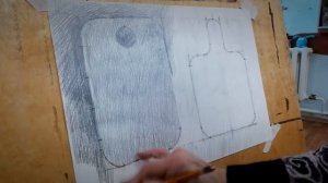 Урок.  Рисуем разделочные доски часть 2.
