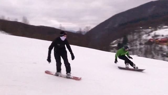 3 дні в Карпатах (Красія-Вишка). Лижі 2020. Вчимося кататись.  До карантину