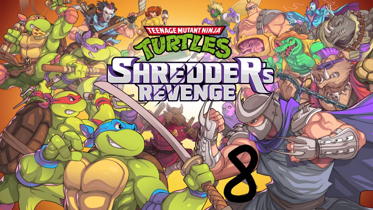 Прохождение Teenage Mutant Ninja Turtles: Shredder's Revenge #8 (Ужас в небесах!)