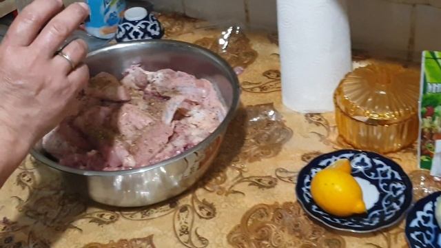 Tovuq Go‘shtidan BBQ. Барбекю с куриной мясом
