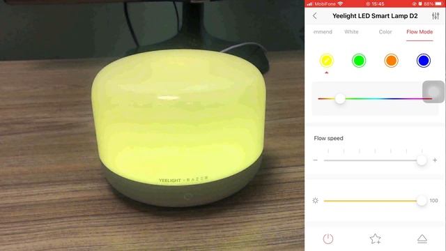 Review Đèn Bàn Yeelight LED Bedside Lamp D2 RGB