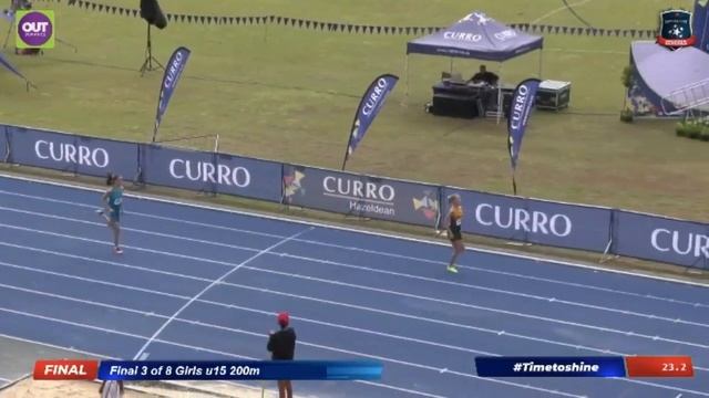 Milana Stickling wins 200m Girls 15, Final 3 in 25.28 - CURRO Podium Schools Champs, Pilditch смотреть онлайн