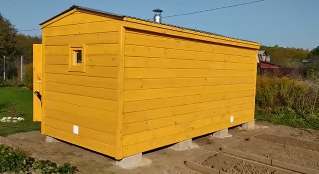 Баня "Каркасная" 5 метров с боковым входом купить в Сарове. смотреть онлайн