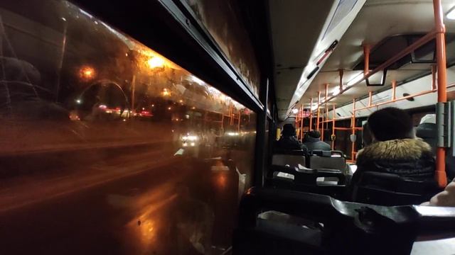 Минск.Поездка в троллейбусе БКМ-221,борт.2423,марш.15 (29.12.2020) смотреть онлайн