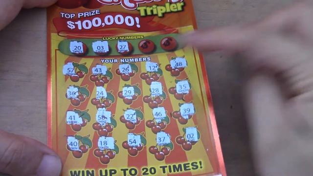 NEW TICKET🍒 BCLC Scratch & Win - Wild Cherry Tripler смотреть онлайн