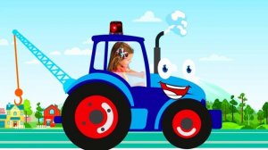 Синий трактор - Тракор едет по полям. Песня про трактор
