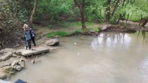 Кидаем камни в речку!!! Гигантские брызги!!! Посмотри обязательно!