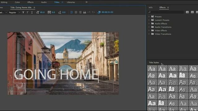 How to Add a Title on Adobe Premiere Pro CC-2017 (Official video) смотреть онлайн