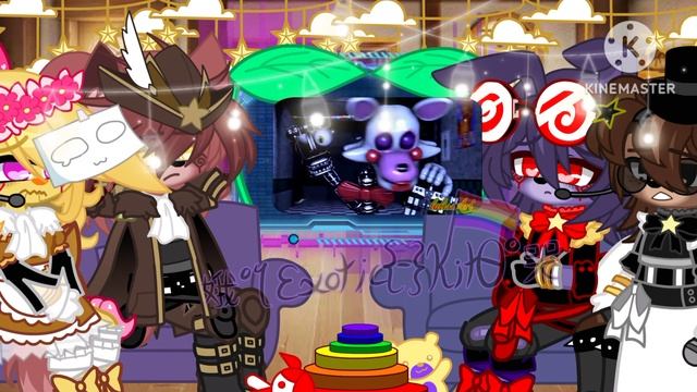 Fnaf 1 reacts to I am the Mangle(changed their designs cause yes){and I was bored} смотреть онлайн