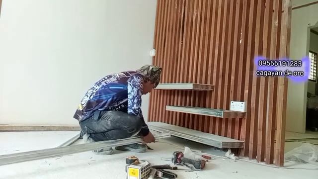 floating tv rack na gawa sa cement bord at metal furring #constructionwork #ceillingdesign #cabinet смотреть онлайн