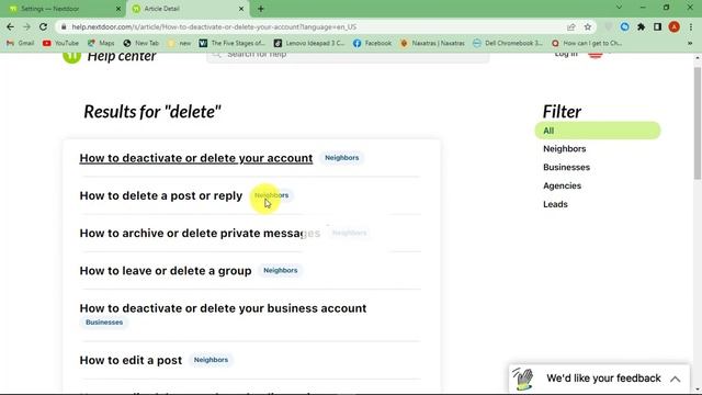 How To Deactivate or Delete Next Door Account смотреть онлайн