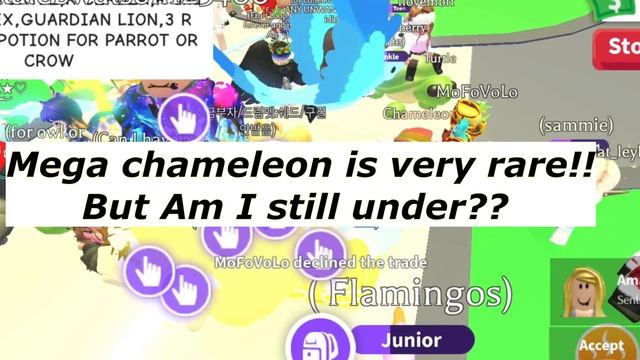 I GAVE MY 3 BEST OFFERS FOR MEGA CHAMELEON BUT.....!! 😱🤯 I GIVE UP! 😞😩 Adopt Me - Roblox смотреть онлайн