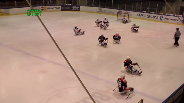 Следж-хоккей. Показательный матч смотреть онлайн
