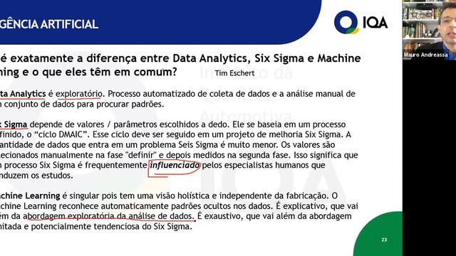 Webinar Estratégias de Inteligência Artificial para a Qualidade Automotiva смотреть онлайн