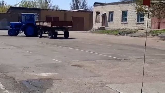 Трактор МТЗ 80 з лафетом смотреть онлайн