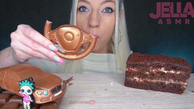 ASMR EATING CHOCOLATE, ICE CREAM, CANDY BARS, MACAROONS, DESSERT, 초콜릿 디저트 (SWEET FOOD) MUKBANG 먹방 смотреть онлайн