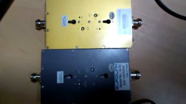 Демонстрация уровня сигнала Eurolink G-10 и Picocell SXB 900